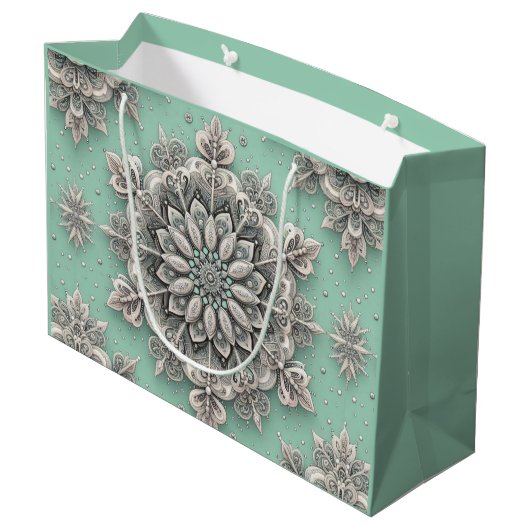 Cube Pouf Groot Cadeauzakje (Achterkant Gekanteld)