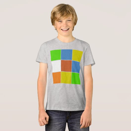 cube tee Tri-Blend shirt (Voorkant volledig)