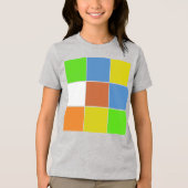 cube tee Tri-Blend shirt (Voorkant)