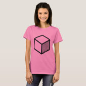 Cube - Zwart in licht T-shirt (Voorkant volledig)