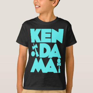 Cubed Kendama 2, blauw2 T-shirt