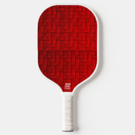Cubed Red Pickleball Paddle