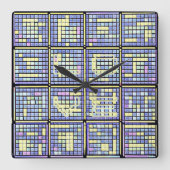 CUBES AND MORE CUBES VIERKANTE KLOK (Voorkant)