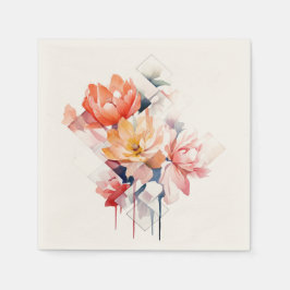 Cubes&Flowers: Persoonlijke Trouwservetten Servet