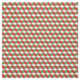 Cubes Illusion Kerststemming Stof