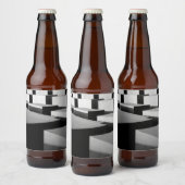 Cubes in Berlijn Bier Etiket (Flessen)