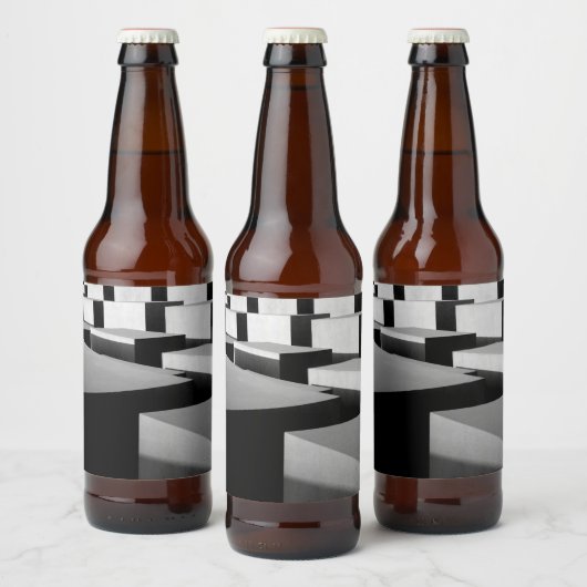 Cubes in Berlijn Bier Etiket (Flessen)