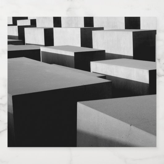 Cubes in Berlijn Bier Etiket (Enkel label)