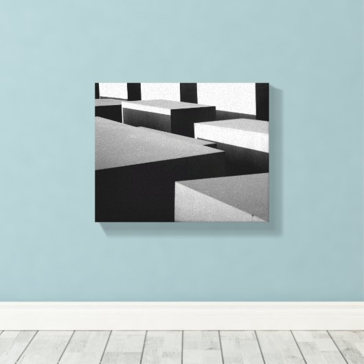 Cubes in Berlijn Canvas Afdruk (Insitu (Houten vloer))
