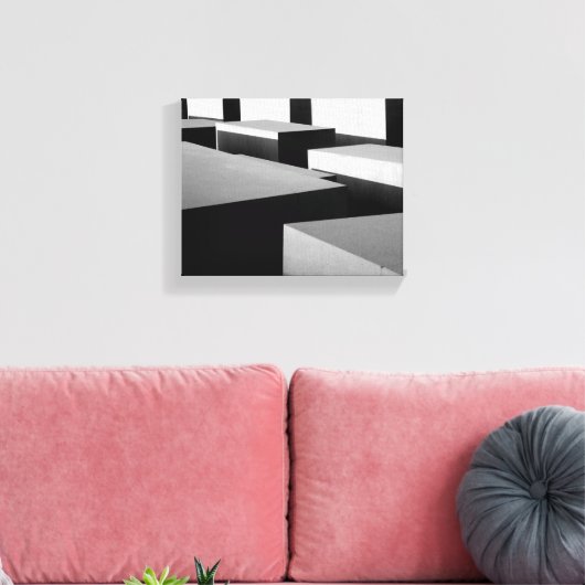 Cubes in Berlijn Canvas Afdruk (Insitu (Woonkamer))