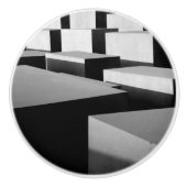 Cubes in Berlijn Keramische Knop (Voorkant)