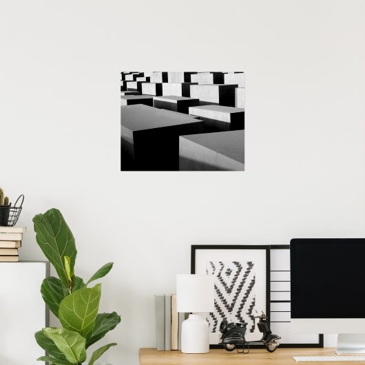 Cubes in Berlijn Poster (Thuiskantoor)