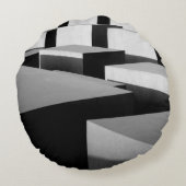 Cubes in Berlijn Rond Kussen (Achterkant)