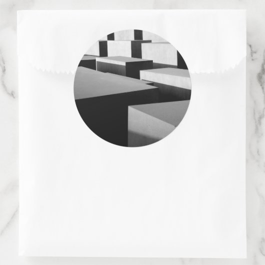 Cubes in Berlijn Ronde Sticker (Tas)