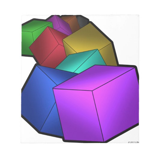 Cubes Notitieblok (Voorkant)