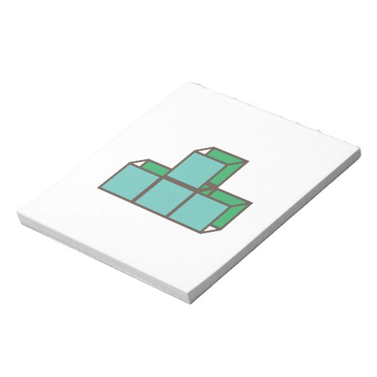 Cubes Notitieblok (Linkerzijde)