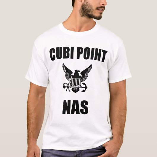 CUBI PUNT NAVAL AIR STATION T-SHIRT (Voorkant)