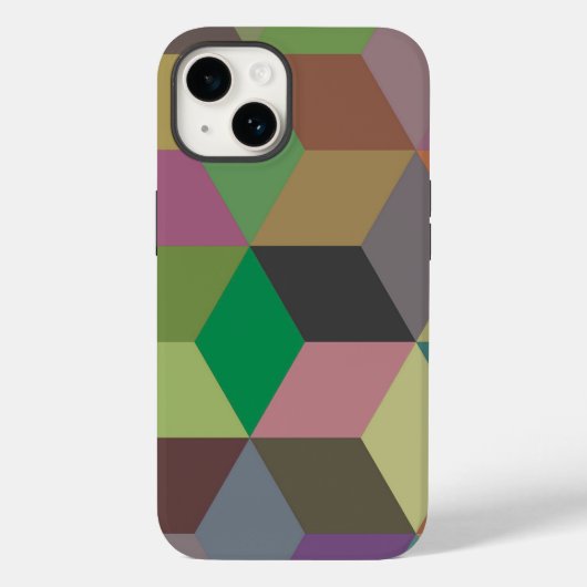 Cubic Case-Mate iPhone Case (Achterkant)