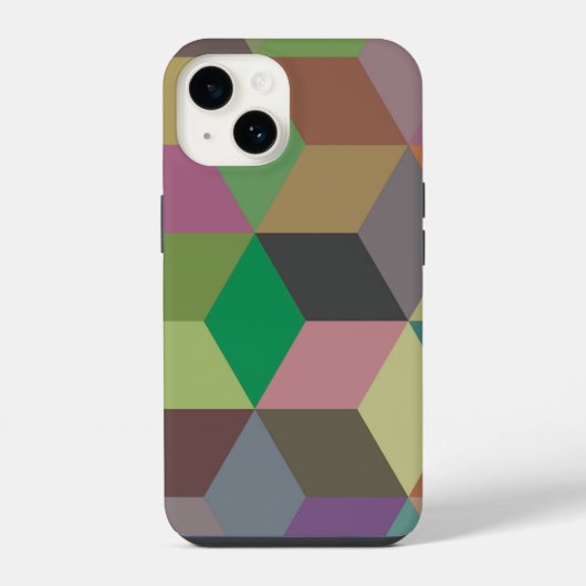 Cubic iPhone Hoesje (Achterkant)
