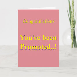 Cubicle Queen Crown Kantoor Promotion Roze Kaart