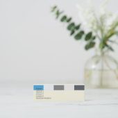 Cubicle - Skinny Mini Visitekaartje (Staand voorkant)