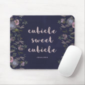 Cubicle Sweet Cubicle | Smoky Floral Muismat (Met muis)