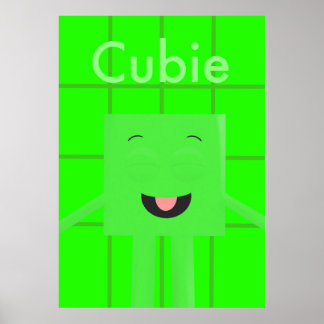 Cubie Cubester Poster