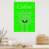 Cubie Cubester Poster (Keuken)