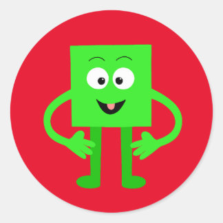 Cubie Cubester Ronde Sticker