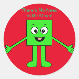 Cubie Cubester Ronde Sticker