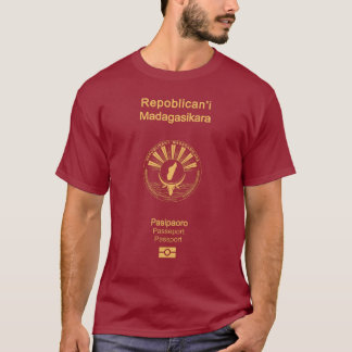 Cubierta del pasaporte de Madagascar T-shirt