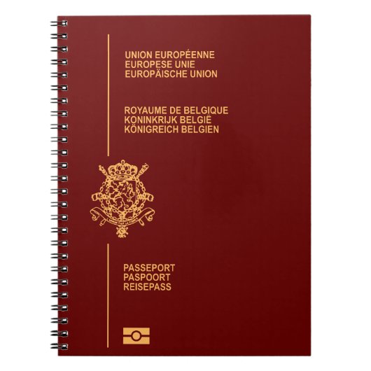 Cubierta pasaporte Belgica Notitieboek (Voorkant)