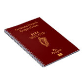 Cubierta pasaporte Irlanda Notitieboek (Rechterzijde)