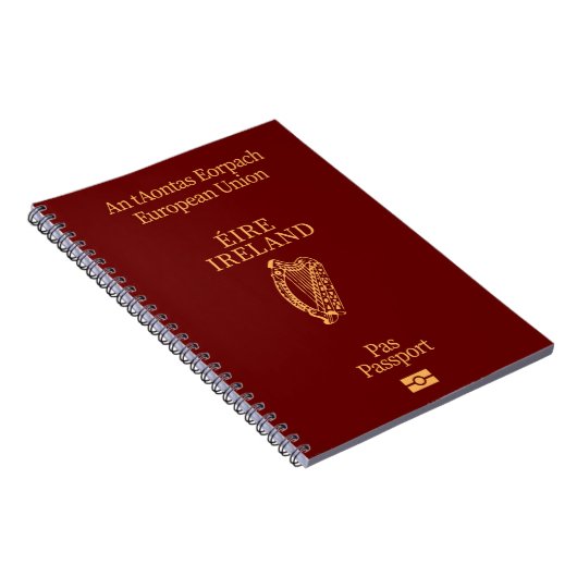 Cubierta pasaporte Irlanda Notitieboek (Rechterzijde)