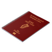 Cubierta pasaporte Irlanda Notitieboek (Linkerzijde)