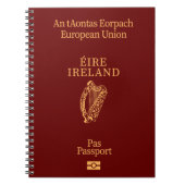 Cubierta pasaporte Irlanda Notitieboek (Voorkant)