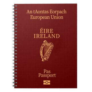Cubierta pasaporte Irlanda Notitieboek