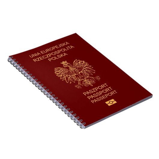 Cubierta pasaporte Polonia Notitieboek (Rechterzijde)