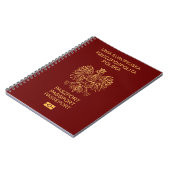 Cubierta pasaporte Polonia Notitieboek (Linkerzijde)