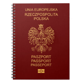 Cubierta pasaporte Polonia Notitieboek