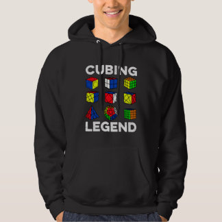 Cubing Legend Speedcubing Speedsolving Cuber Hoodie