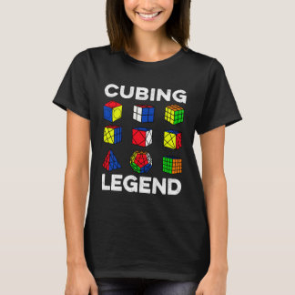 Cubing Legend Speedcubing Speedsolving Cuber T-shirt