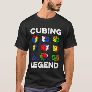 Cubing Legend Speedcubing Speedsolving Cuber T-shirt
