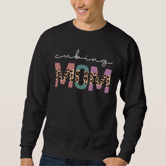 Cubing Mom  Speed Cubing Mom  Leopard Trui (Voorkant)