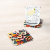 Cubism Art Flowers Onderzetter (Insitu)