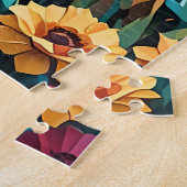 Cubism Lion Puzzle Legpuzzel (Zijkant)