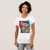 Cubism Musicians   T-Shirt (Voorkant volledig)