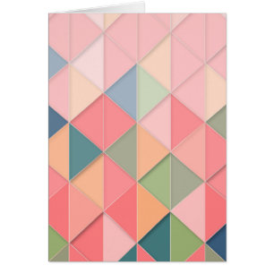 CUBISM pastel Shades GEOMETRIC - VOEG MONOGRAM TOE
