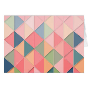 CUBISM pastel Shades GEOMETRIC - VOEG MONOGRAM TOE