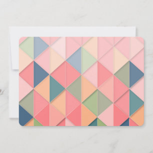 CUBISM pastel Shades GEOMETRIC - VOEG MONOGRAM TOE